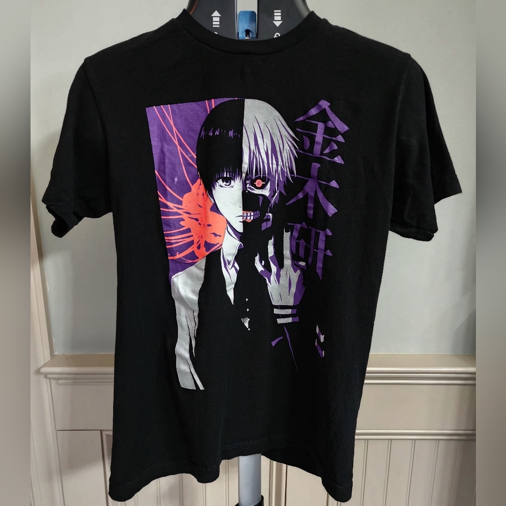 Tokyo Ghoul small black t shirt animation